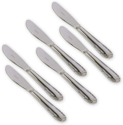 Kishco Limited French Stainless Steel Dessert Knife Set Pack of 6 Kishco Limited French Stainless Steel Dessert Knife Set Pack of 6
