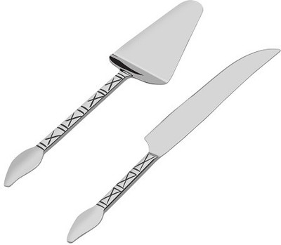 12% OFF on Sage Koncpt Cross design cake server & knife set Stainless Steel Bread Knife Set Pack of 2 12% OFF on Sage Koncpt Cross design cake server & knife set Stainless Steel Bread Knife Set Pack of 2