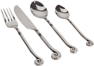 Fabulloso Queens Dinner Mega Stainless Steel Cutlery Set Pack of 24 Fabulloso Queens Dinner Mega Stainless Steel Cutlery Set Pack of 24