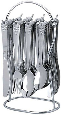 3% OFF on Pogo Stainless Steel Cutlery Set Pack of 24 3% OFF on Pogo Stainless Steel Cutlery Set Pack of 24