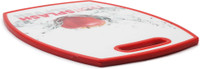 Chrome Plastic Cutting Board (Red Pack of 1)