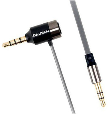 20% OFF on Dausen Hands-free Aux/Microphone Cable AUX Cable Black