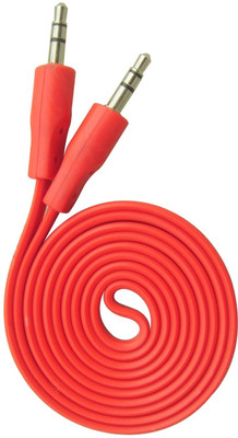 19% OFF on CallOne Universal Audio 3.5mm 1 Meter Flat Wire AUX Cable Red 19% OFF on CallOne Universal Audio 3.5mm 1 Meter Flat Wire AUX Cable Red