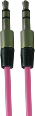 The Fappy Store Color - Aux Cable Stereo to Stereo 3.5MM AUX Cable Pink The Fappy Store Color - Aux Cable Stereo to Stereo 3.5MM AUX Cable Pink