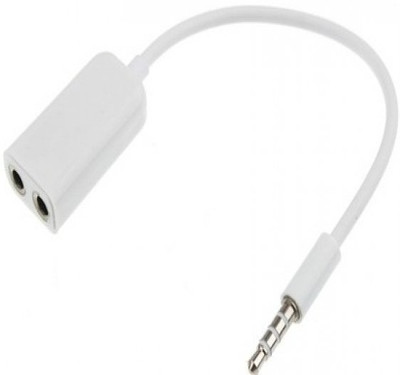 67% OFF on Morelife London Audio Splitter Adapter 3.5Mm Stereo Y Pack of 4 Headphone Splitter White