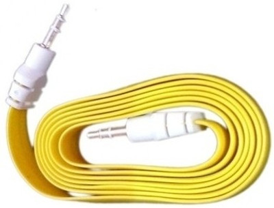 eGizmos Flat Stylish AUX Cable AUX Cable Yellow