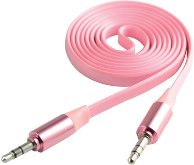 18% OFF on CliPtec OCC232PK, Slim Flat Stereo Audio Cable AUX Cable Pink 18% OFF on CliPtec OCC232PK, Slim Flat Stereo Audio Cable AUX Cable Pink