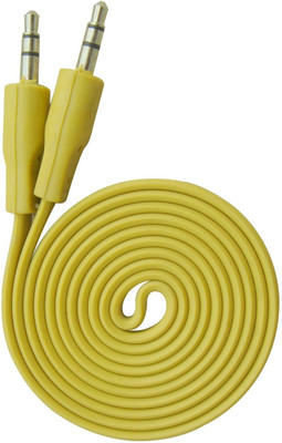 20% OFF on CallOne Universal Audio 3.5mm 1 Meter Flat Wire AUX Cable Golden 20% OFF on CallOne Universal Audio 3.5mm 1 Meter Flat Wire AUX Cable Golden