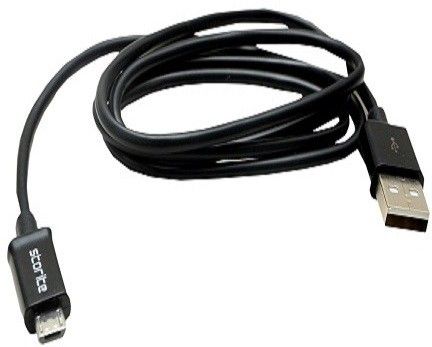 Storite Micro USB Charging and Sync Data Cable 100cm - 4Foot - 1m Cable Black Storite Micro USB Charging and Sync Data Cable 100cm - 4Foot - 1m Cable Black