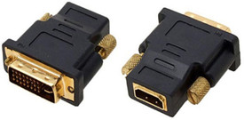 Jinali DVI Male To HDMI Female Converter Data_cable - Black