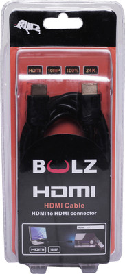 54% OFF on Bulz High Speed with Ethernet HDMI Cable Black 54% OFF on Bulz High Speed with Ethernet HDMI Cable Black