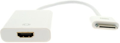 33% OFF on Smartpro 30 Pin Dock Connector to HDMI Female Adapter HDMI Cable White 33% OFF on Smartpro 30 Pin Dock Connector to HDMI Female Adapter HDMI Cable White