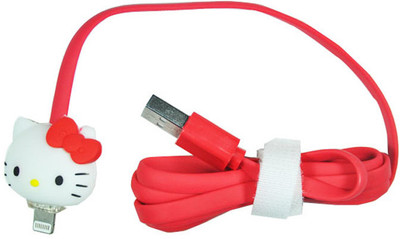 34% OFF on Microware Designer Cartoon Kitty Shaped Sync & Charge Data Cable Lightening Cable 34% OFF on Microware Designer Cartoon Kitty Shaped Sync & Charge Data Cable Lightening Cable