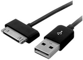 Smartpro 30 Pin To USB For IPhone, IPad And IPod USB Cable (Black)