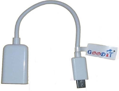 50% OFF on GooDiT Micro USB OTG Cable for Tablets and Mobiles USB Cable White 50% OFF on GooDiT Micro USB OTG Cable for Tablets and Mobiles USB Cable White