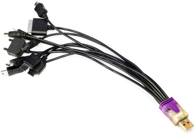 4% OFF on Speedwav 10 in 1 Multi Pin Mobile Charger USB Cable Black 4% OFF on Speedwav 10 in 1 Multi Pin Mobile Charger USB Cable Black