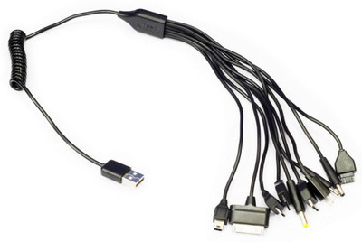 28% OFF on Speedwav Strechable 10 in 1 Multi Pin Long Wire Car Mobile Charger USB Cable Black 28% OFF on Speedwav Strechable 10 in 1 Multi Pin Long Wire Car Mobile Charger USB Cable Black