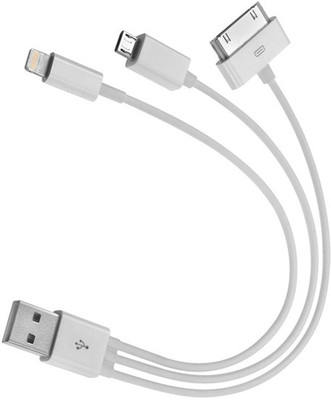 58% OFF on Smartpro 3 in 1 - USB 2.0 to 30 Pin, 8 Pin and Micro USB Connectors USB Cable White 58% OFF on Smartpro 3 in 1 - USB 2.0 to 30 Pin, 8 Pin and Micro USB Connectors USB Cable White