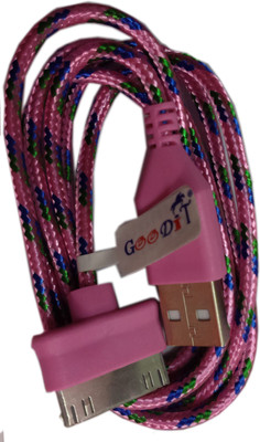 60% OFF on Goodit Apple iPhone 3 USB Cable Pink 60% OFF on Goodit Apple iPhone 3 USB Cable Pink