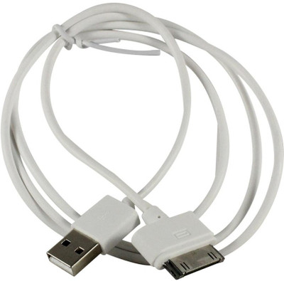 63% OFF on Molife Data Cable for Apple I Phone 4 / 4s USB Cable White
