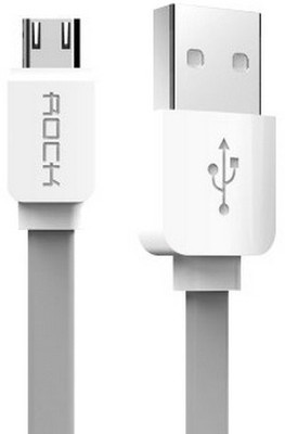 16% OFF on Rock Micro Flat Data cable USB Cable((Grey)) 16% OFF on Rock Micro Flat Data cable USB Cable((Grey))