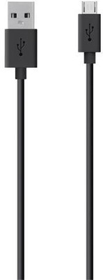 Belkin Mix IT Micro USB to USB 2.0 Charge Cable/Data Cable USB Cable Black Belkin Mix IT Micro USB to USB 2.0 Charge Cable/Data Cable USB Cable Black