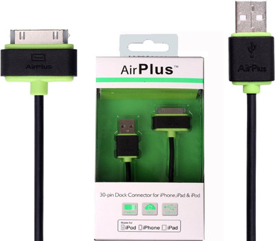 11% OFF on Airplus AirPlus 30-Pin Dock Connector For iPhone 4/4S/iPad/iPod USB Cable Black 11% OFF on Airplus AirPlus 30-Pin Dock Connector For iPhone 4/4S/iPad/iPod USB Cable Black