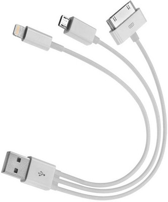 50% OFF on Smartpro 3-in-1 Charging Cable USB Cable White 50% OFF on Smartpro 3-in-1 Charging Cable USB Cable White