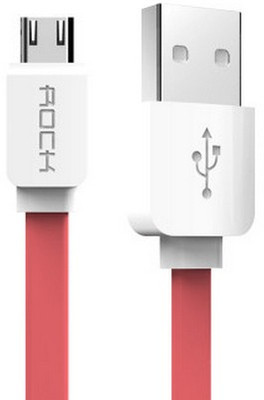 13% OFF on Rock Micro Flat Data cable USB Cable 13% OFF on Rock Micro Flat Data cable USB Cable