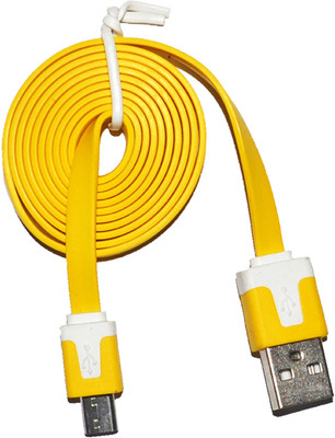 55% OFF on Vasnm Yellow Flat Micro USB Sync and Charge USB Cable Yellow 55% OFF on Vasnm Yellow Flat Micro USB Sync and Charge USB Cable Yellow