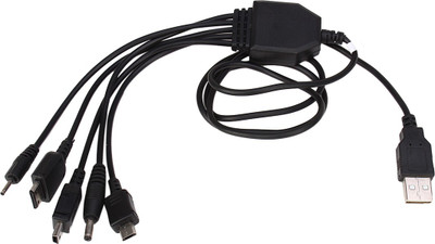 G-MOS 5 In 1 USB Cable Black G-MOS 5 In 1 USB Cable Black