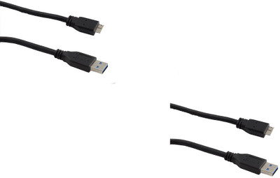 25% OFF on Storite 2 Pack 3.0 A to Micro B SuperSpeed Cable for WD/Seagate/Toshiba/Samsung/Hitachi External Hard Drives 300cm - 9Foot - 3m USB Cable Black 25% OFF on Storite 2 Pack 3.0 A to Micro B SuperSpeed Cable for WD/Seagate/Toshiba/Samsung/Hitachi External Hard Drives 300cm - 9Foot - 3m USB Cable Black