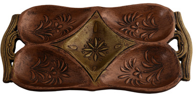 70% OFF on Soundarya Wooden Decorative Platter Copper 70% OFF on Soundarya Wooden Decorative Platter Copper