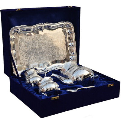 20% OFF on Yahya Brass Decorative Platter Silver, Pack of 5 20% OFF on Yahya Brass Decorative Platter Silver, Pack of 5