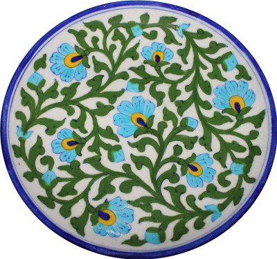 Neerja Ceramic Decorative Platter White Neerja Ceramic Decorative Platter White