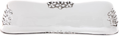 10% OFF on Fennel Porcelain Decorative Platter White, Silver 10% OFF on Fennel Porcelain Decorative Platter White, Silver