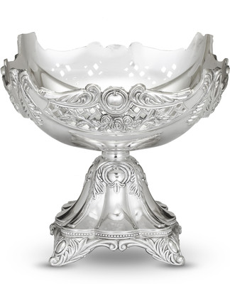 23% OFF on FineDor Silver Plated Decorative Platter Silver 23% OFF on FineDor Silver Plated Decorative Platter Silver