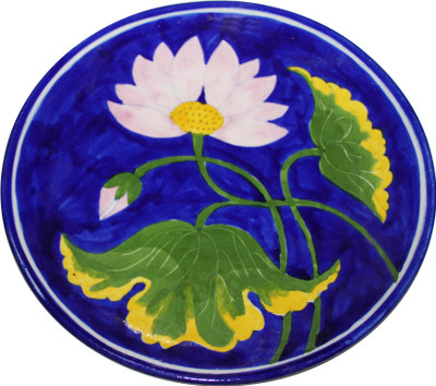 NEERJA Ceramic Decorative Platter Multicolor