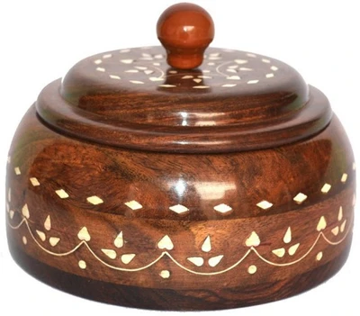 Onlineshoppee Wooden Decorative Platter Brown Onlineshoppee Wooden Decorative Platter Brown