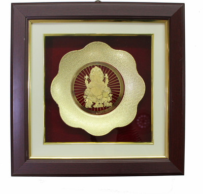 4% OFF on Tofa Gold Plated Decorative Platter Gold, Black 4% OFF on Tofa Gold Plated Decorative Platter Gold, Black