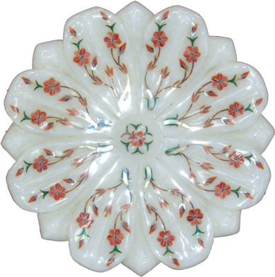 40% OFF on Taj Gallery Stoneware Decorative Platter White