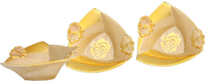 57% OFF on Reve Ceramic Decorative Platter Gold, Pack of 3 57% OFF on Reve Ceramic Decorative Platter Gold, Pack of 3