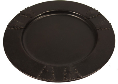 50% OFF on Golmaalshop Aluminium Decorative Platter Brown