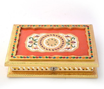 40% OFF on Jaipur Raga Golden Meenakari Designer Wooden Decorative Platter Gold 40% OFF on Jaipur Raga Golden Meenakari Designer Wooden Decorative Platter Gold