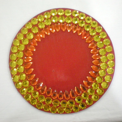 46% OFF on Zelos Wooden Decorative Platter Orange 46% OFF on Zelos Wooden Decorative Platter Orange