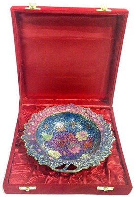 50% OFF on H.M.Sualeh & Co. Brass Decorative Platter Multicolor