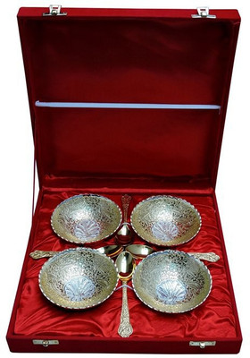33% OFF on Royal Touch Brass Decorative Platter Silver, Gold, Pack of 8 33% OFF on Royal Touch Brass Decorative Platter Silver, Gold, Pack of 8