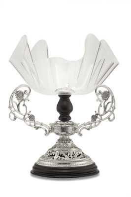 22% OFF on FineDor Silver Plated Decorative Platter Silver 22% OFF on FineDor Silver Plated Decorative Platter Silver