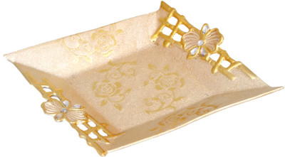 45% OFF on Reve Ceramic Decorative Platter Gold