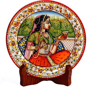 67% OFF on Aapno Rajasthan Stoneware Decorative Platter Multicolor, Pack of 2 67% OFF on Aapno Rajasthan Stoneware Decorative Platter Multicolor, Pack of 2
